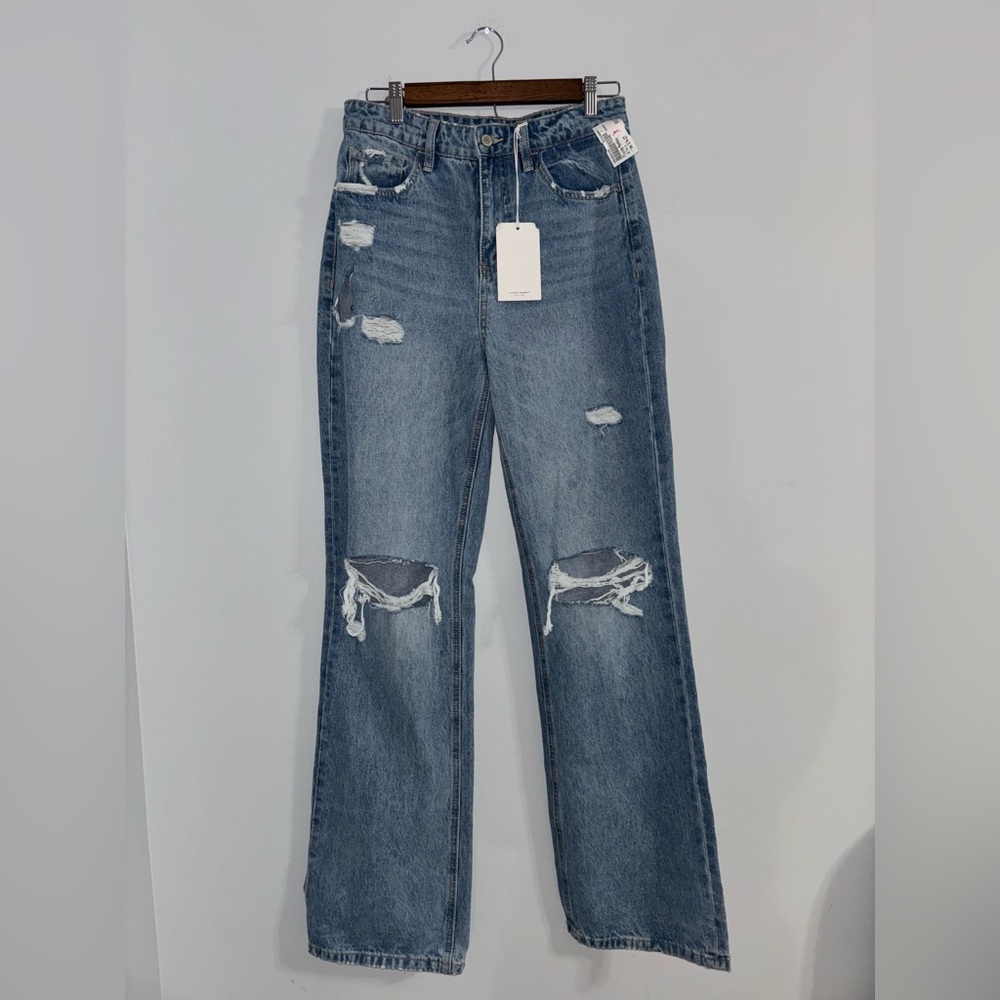 Flying Monkey Distressed Blue Jeans